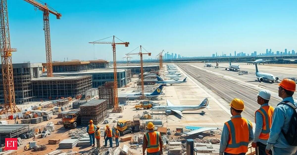 Navi Mumbai Airport, operated by Adani, is slated to commence operations by December, providing a much-needed alternative to the congested Mumbai Airport. It will initially handle 12 aircraft movements per hour, scaling up to 30, significantly easing capacity…