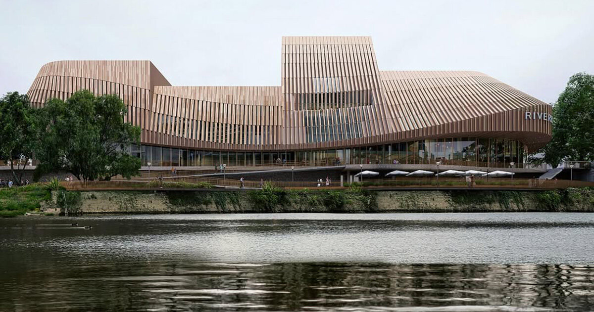 riverside theatre by 3XN and COX will bring a permeable cultural landmark along sydney's parramatta river.
The post 3XN and COX plan riverside theatre for sydney, australia with twisting, timber structure appeared first on designboom | architecture & design m…