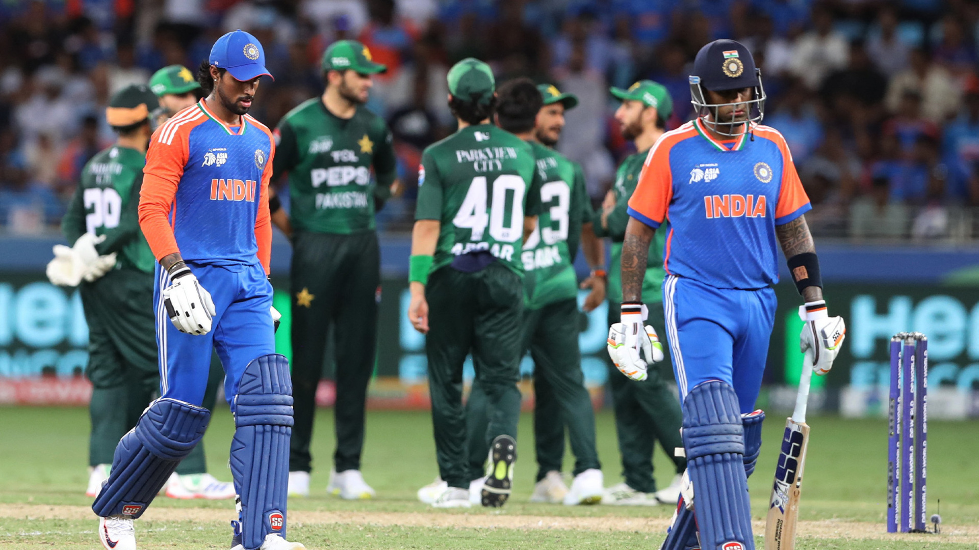 The Asia Cup clash between cricket rivals India and Pakistan in Dubai ended in controversy after India’s players refused