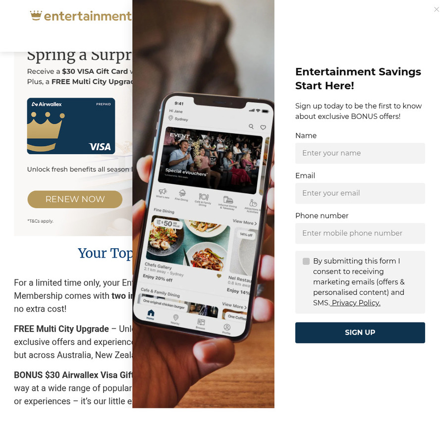 When you purchase any Single City Entertainment Membership between 5:00pm AEDT, Friday 17th October 2025 and 5:00pm AEDT, Friday 31st October 2025 your Single City Membership will be upgraded to a …