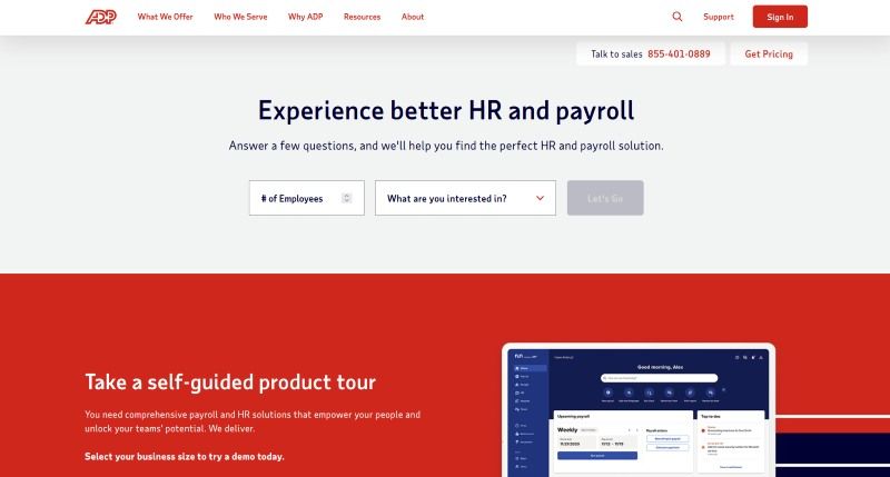 With its comprehensive and convenient platform, ADP makes it easy to get started
