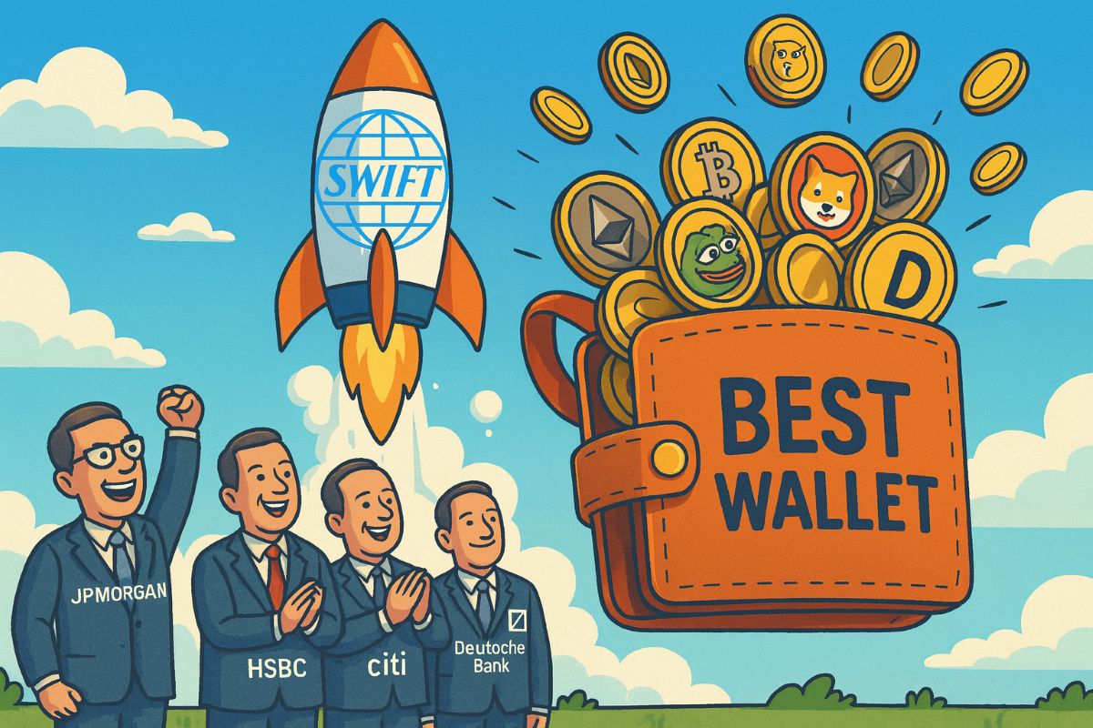 A major financial institution that handles around $150T in payments annually is eyeing a tokenized future. It’s SWIFT, and it plans to add a blockchain-based ledger to its global payment infrastructure. And guess who’s helping develop the cross-payments ledge…