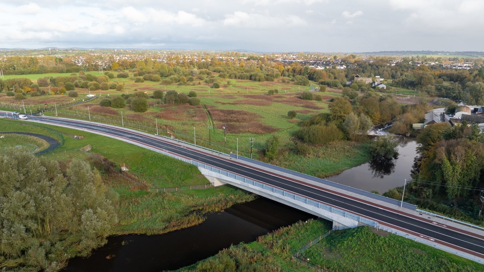 A new road aimed at reducing traffic congestion in Navan Co Meath is being officially opened today.