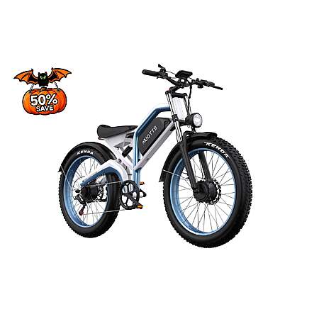 This is cheaper than the previous popular deal on this bike from 2 months ago.

eCoupon at checkout: DUOTTS110

About this Item:Material: Aluminum Alloy
Motor: 750W x2
Battery: 48V 20Ah
Top Speed: 25k