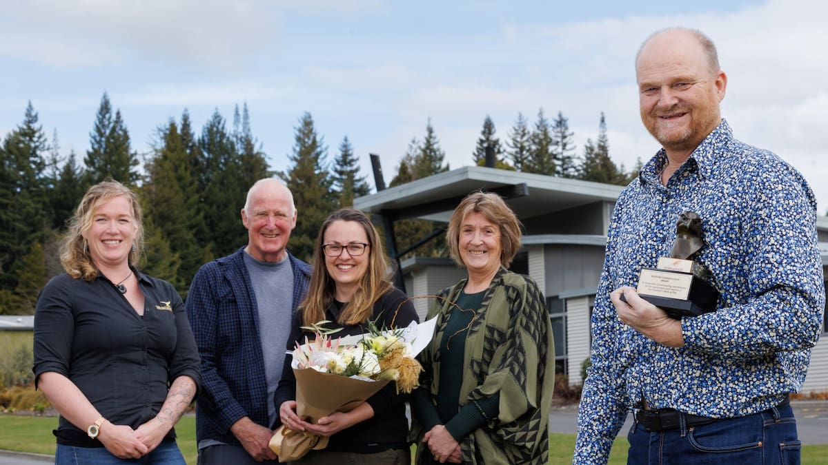 Colin Maunder led Timberlands to adopt falcon-friendly forestry practices.