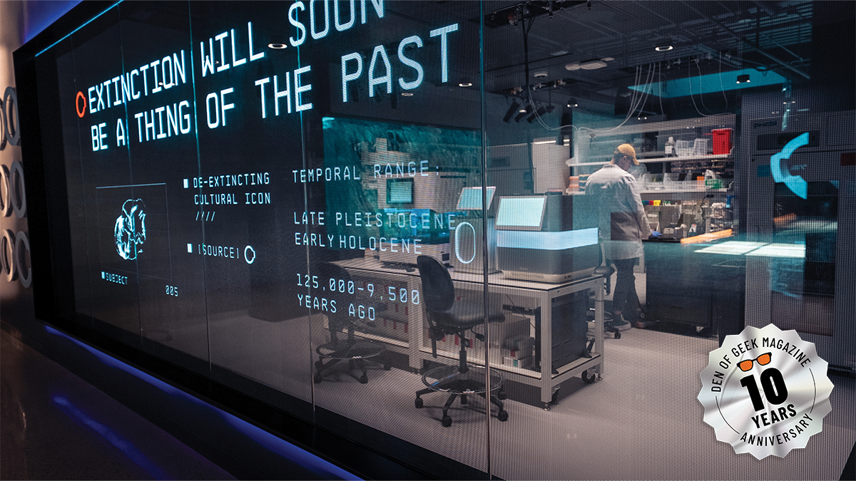 This article appears in the new issue of DEN OF GEEK magazine. You can read all of our magazine stories here. In a remote corner of a laboratory in Dallas, scientists stare intensely at a tinamou egg resting on the counter. The tinamou, for the record, is a p…