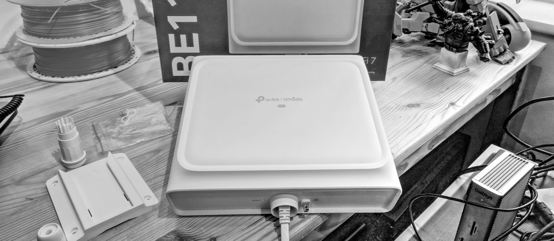 The TP-Link EAP772 Outdoor is a Tri-band WiFi access point designed to provide connections outdoors.
