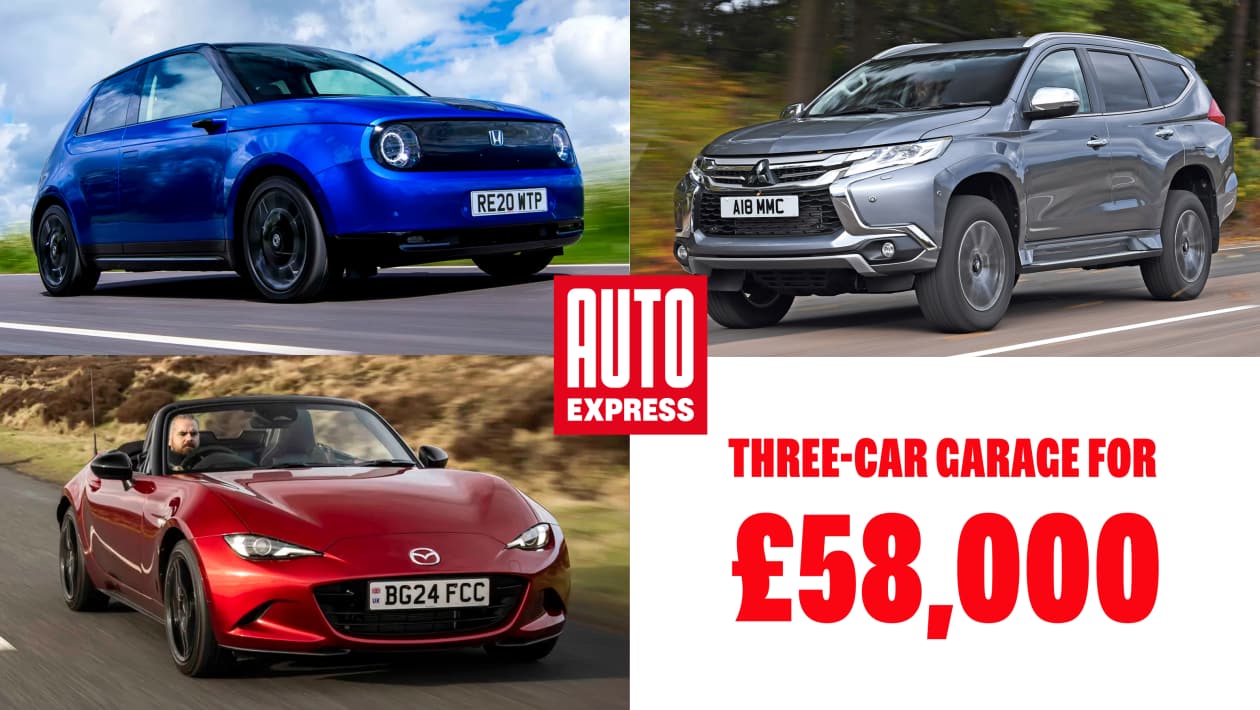 For less than it costs to buy a new Land Rover, you could own a family off-roader, a fun sports car and an electric city car