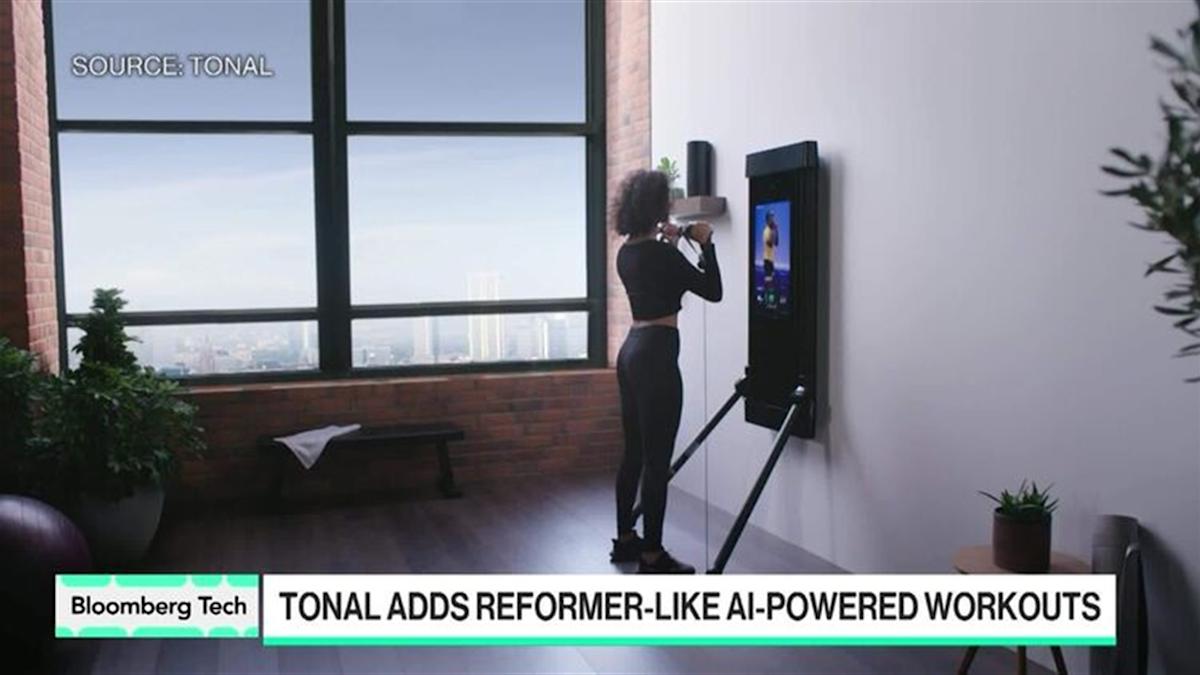 Smart home gym equipment maker Tonal is adding Pilates to its roster of AI home work outs. CEO Darren MacDonald says they have the largest strength database ...