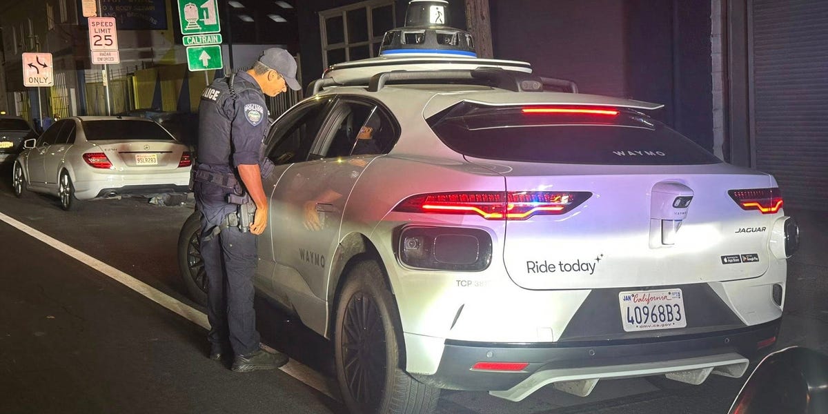 Instead of an impaired driver, policer officers in San Bruno found an empty vehicle after pulling over a Waymo for making an illegal U-turn.