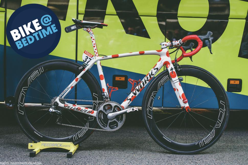 We're looking back at one of our favourite bikes from the Polish rider's career, with a nod to his climbing prowess