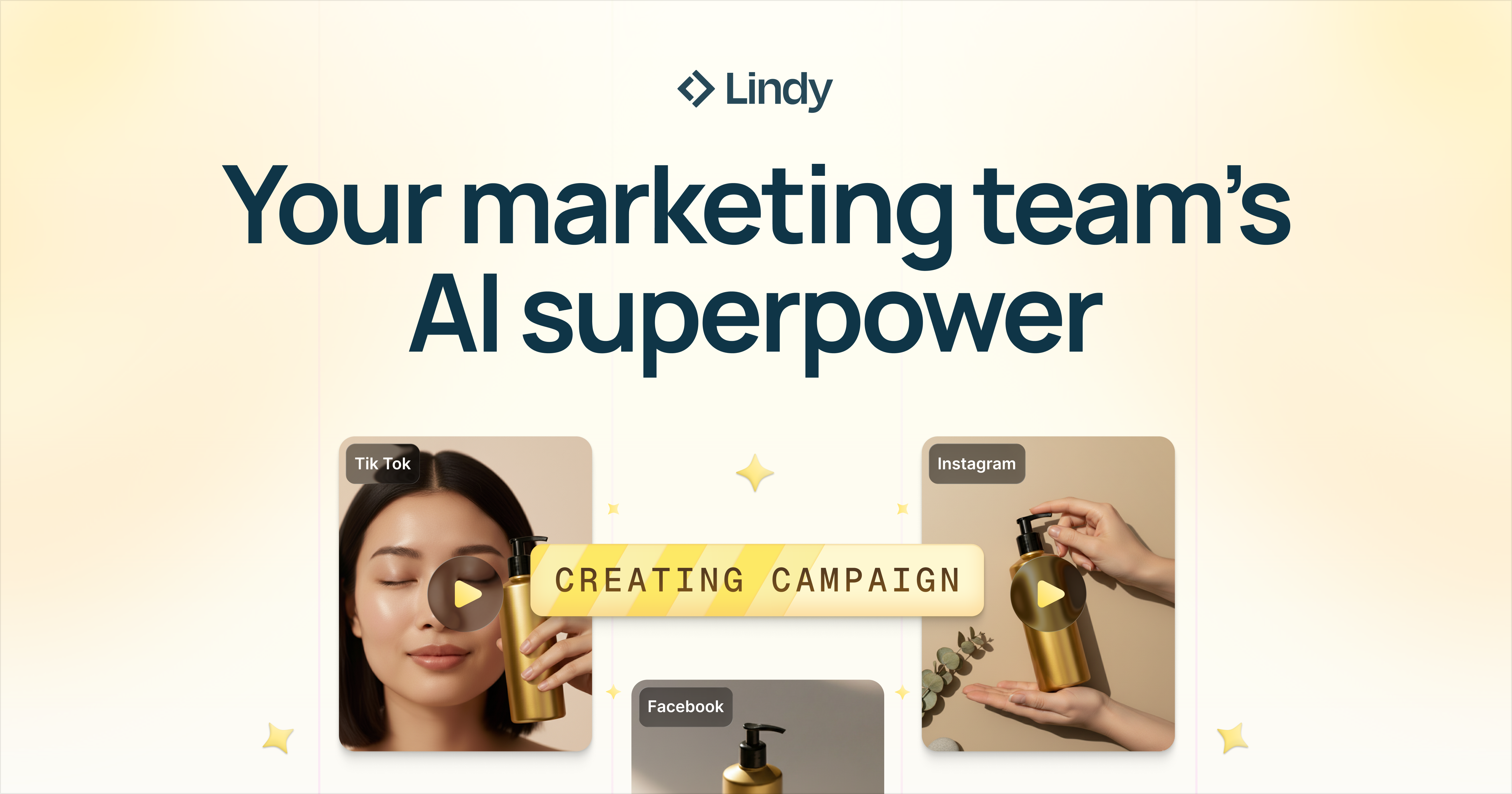Meet Lindy’s AI CMO — a team of AI agents that research, analyze, and create end-to-end marketing campaigns fast.
