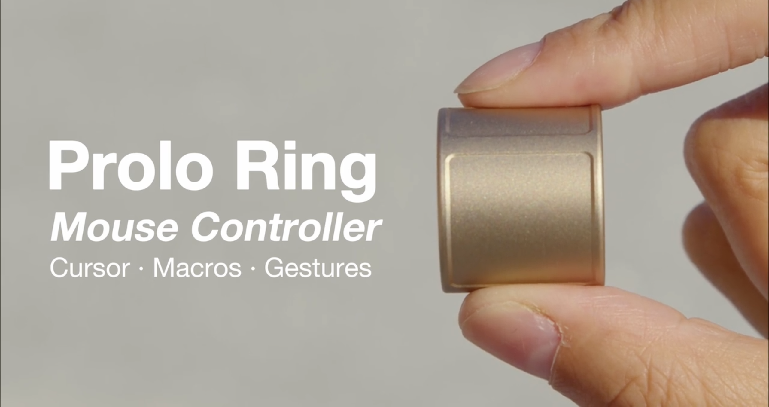 Prolo Ring is the latest in the line of Kickstarters trying to computer inputs. Still, it's pretty cool to see a smart ring that has a trackpad, a modifier button, and a motion sensor — all built into one, aided with customizable software that should make int…