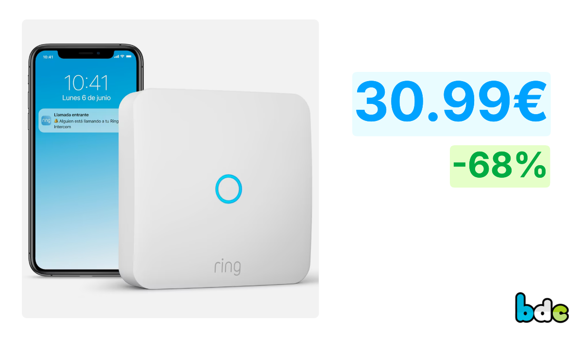 APLICA EL CÓDIGO DE DESCUENTO RING5 EN AMAZON AL FINALIZAR LA COMPRA para obtener el precio promocional: Ring Intercom por 30,9€ y packs como Intercom + Fire TV Stick Lite por 50,99€, Intercom + Quick Release Battery Pack + Charging Station por 44,9€, Interco…