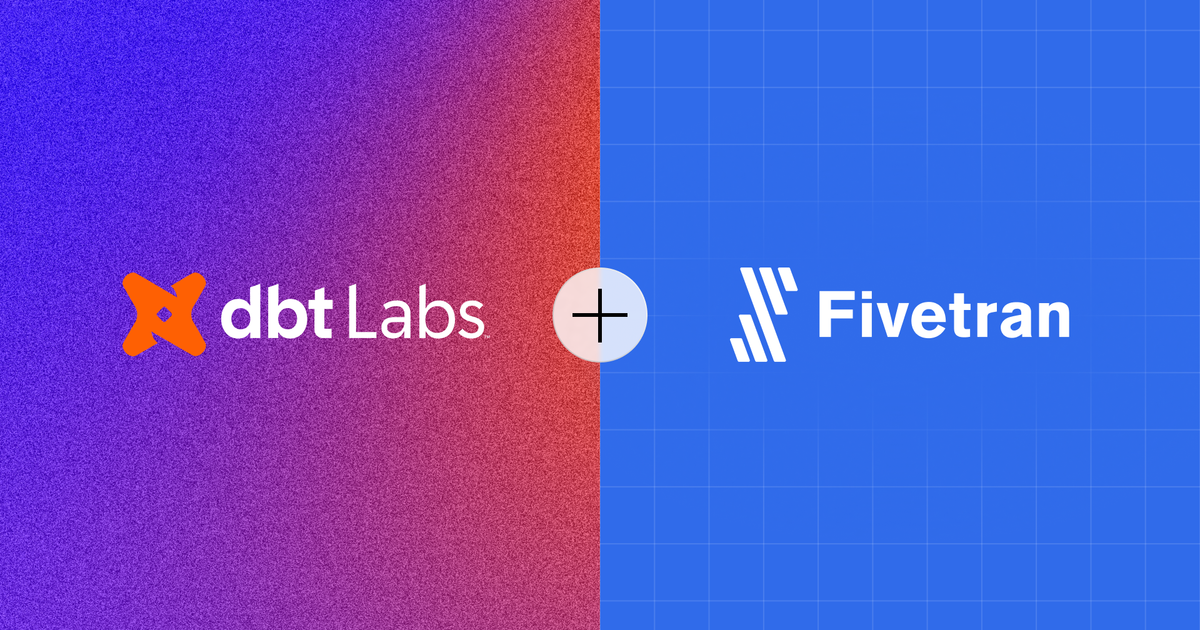 dbt Labs + Fivetran: Open data infrastructure for analytics and AI This is unlike any anything I’ve ever written. As I sit down to write, there are just so many emotions. I’ll reflect on some of this later in this post, but for now, I won’t bury the headline.…