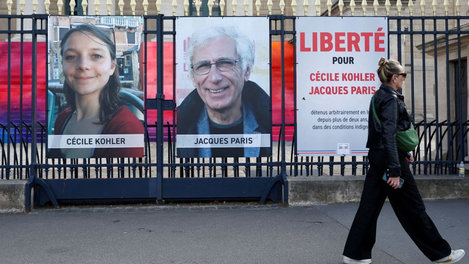 French President Emmanuel Macron said Tuesday that two French nationals have been released from an Iranian prison after more than 3 years in detention on...