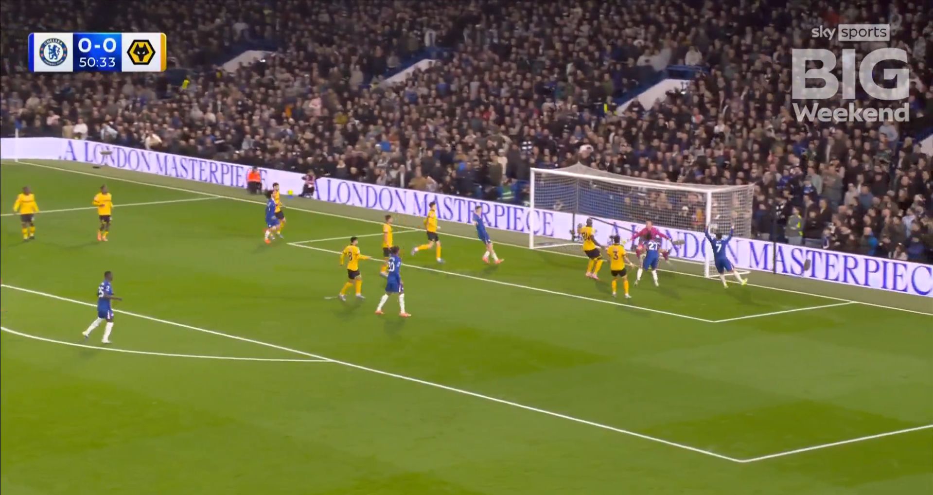 Chelsea lead against Wolves! It’s the least they deserve after dominating the game so far at Stamford Bridge.Blues finally break deadlock against tough Wolves defenceChelsea celebrate their goal aga...