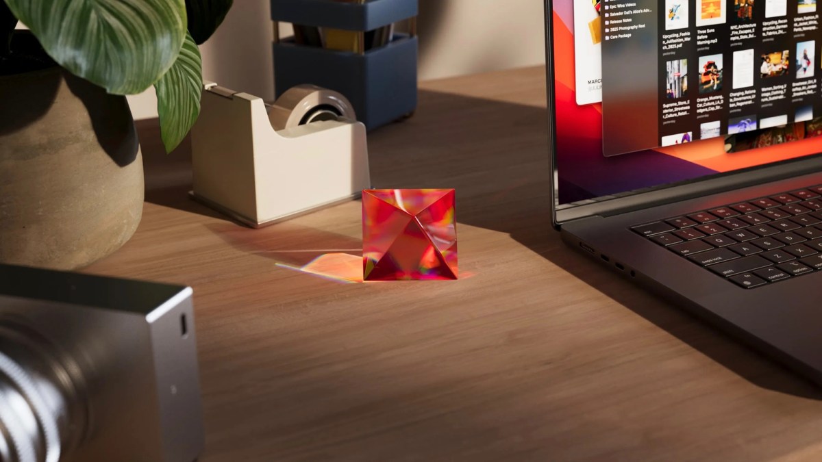 Poly's cloud based file storage system with AI-powered search lets you search through text, images, audio, and video.