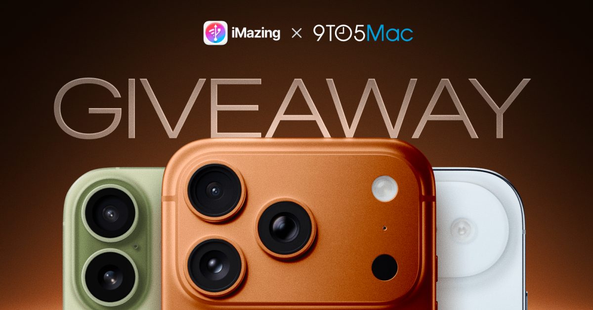 We’re giving away the new iPhone 17 (Pro or Air) to one lucky reader this month courtesy of iMazing, one of the most advanced and comprehensive iPhone management platforms available on both macOS and Windows. Enter the giveaway below and, for a limited time, …