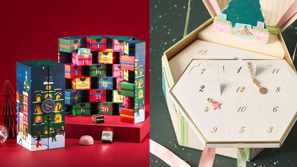 Top luxury advent calendars from brands like Dior, including jewelry advent calendars, alcohol advent calendars, makeup advent calendars, and more.