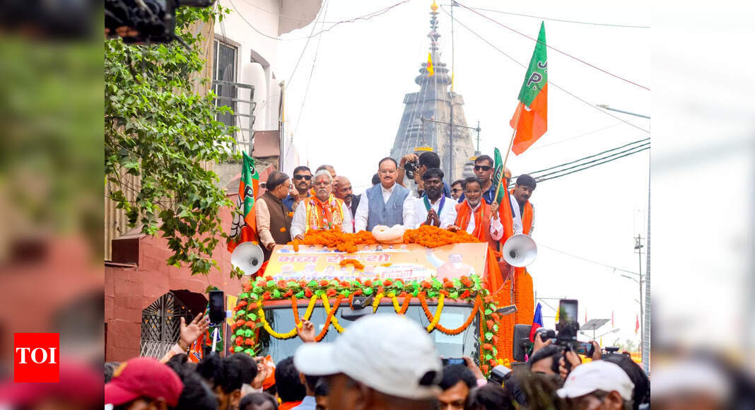 BJP national president J.P. Nadda led an hour-long roadshow in Gaya, returning flowers and garlands amidst enthusiastic supporters. The event, starting from the Vishnupad temple, navigated a 4-km route despite challenges from low-hanging electric cables. This…