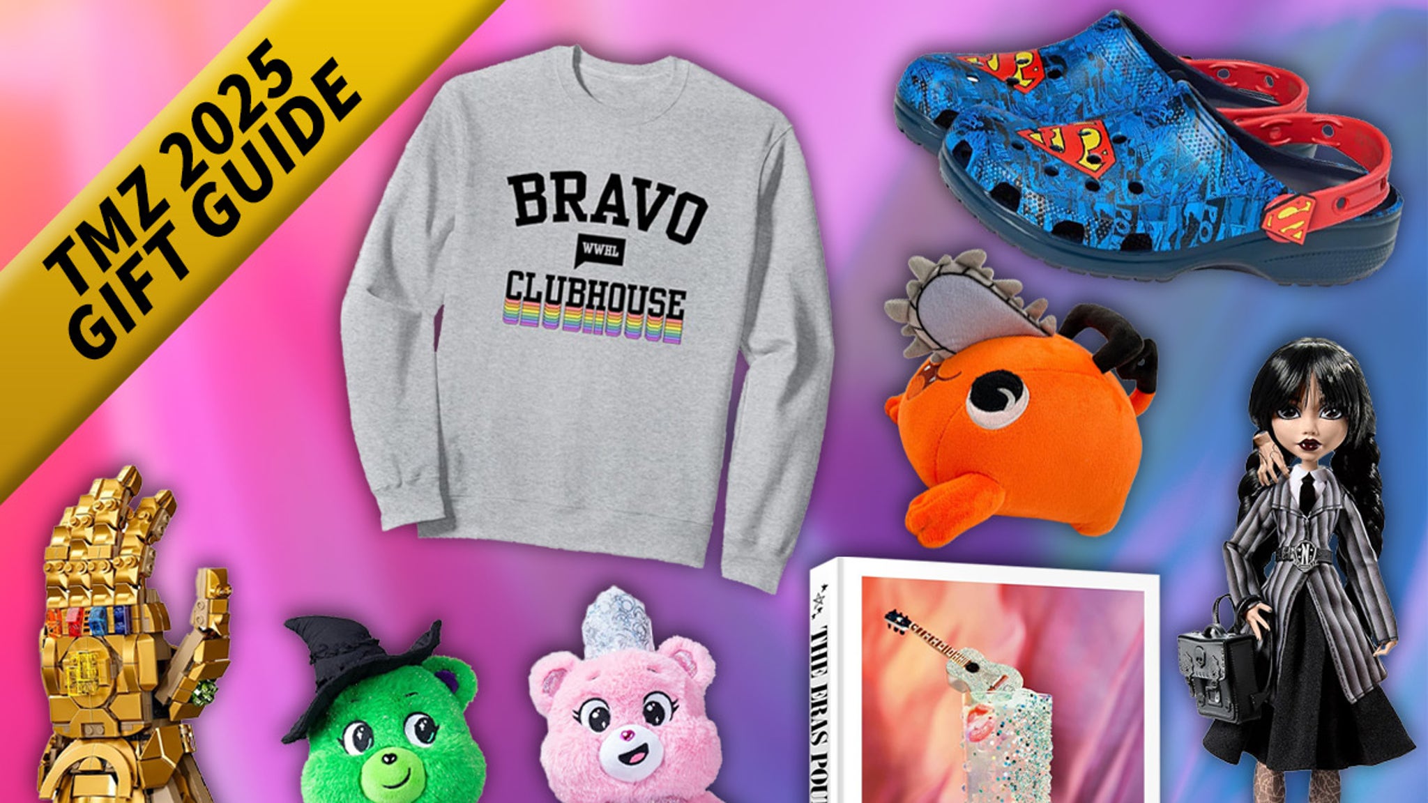 TMZ may collect a share of sales or other compensation from links on this page. Don’t put off holiday shopping until the very last minute…especially for all the pop culture fanatics in your life, young and old! If they’re totally tuned in to…