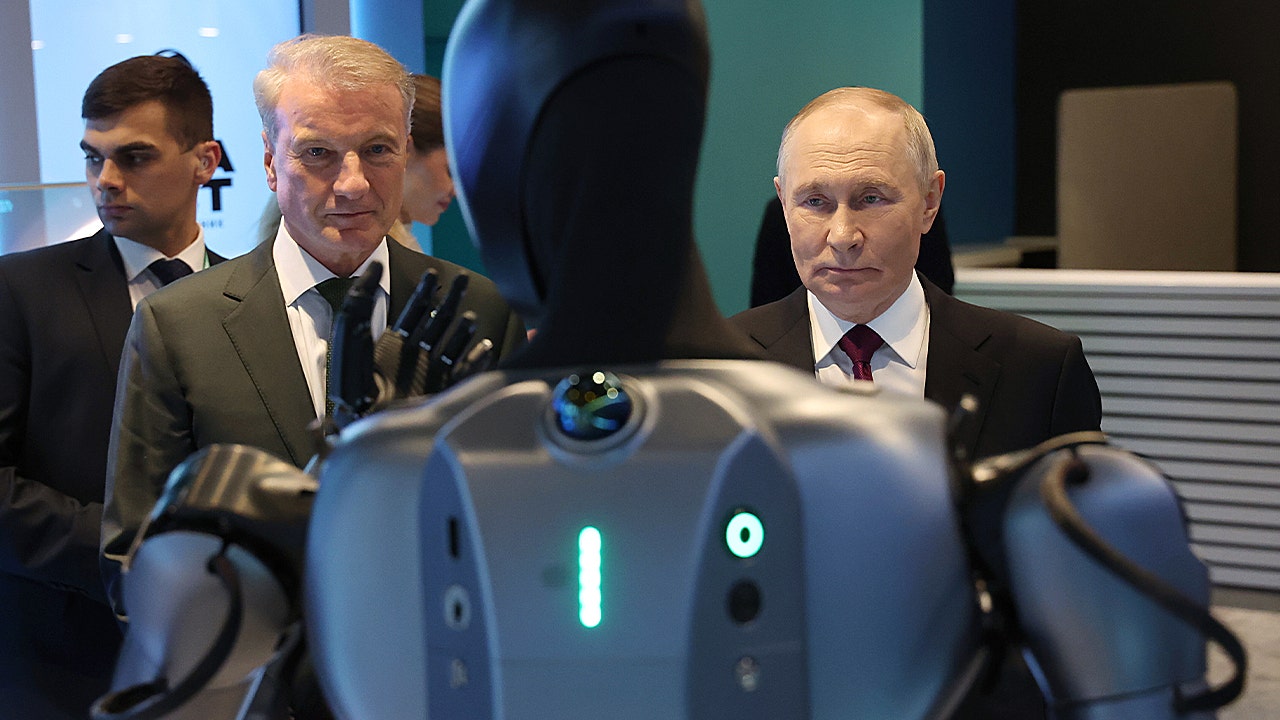 President Vladimir Putin observed an awkward dance performance by Green, a Russian AI-powered humanoid robot, at the AI Journey conference in Moscow on Wednesday.