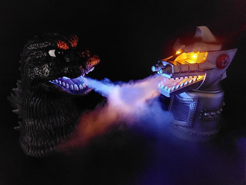 Shown below is the new Paragon FX Group Godzilla vs. Mechagodzilla Limited Edition Tree Toppers are available for pre-order at places like our sponsors BigBad