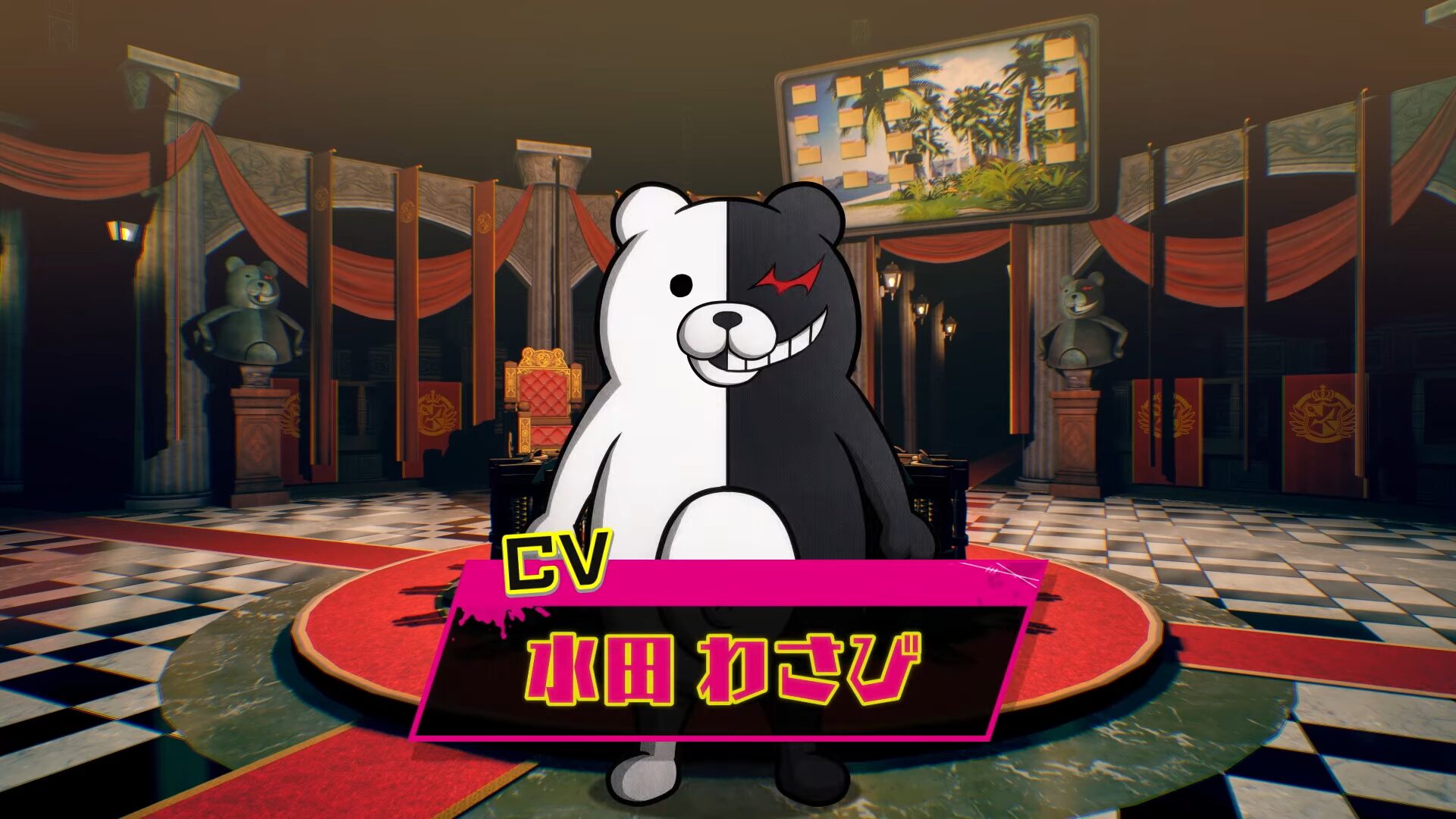 Wasabi Mizuta, the long-time voice of Doraemon since the 2005 television series, will voice Monokuma in Danganronpa 2×2, Spike Chunsoft announced.