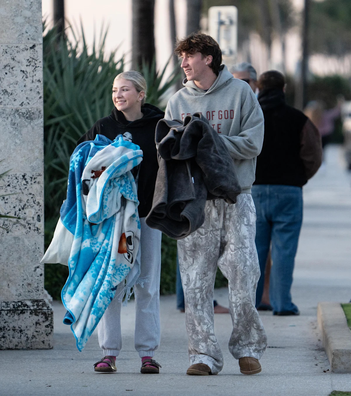 With wind gusts up to 20 mph, the chilly weather felt even more brisk on Nov. 11 in Palm Beach.