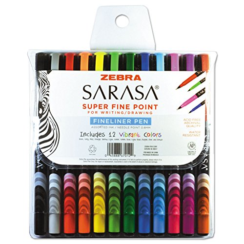 12 Pack Of ZEBRA Sarasa Porous Assorted Ink Fineliner Pens For $6.70 From Amazon This was selling for $12.60 yesterday and is now the lowest price in the past two years from Amazon. Needle point requires very little pressure for smooth ink laydown Water-resis…