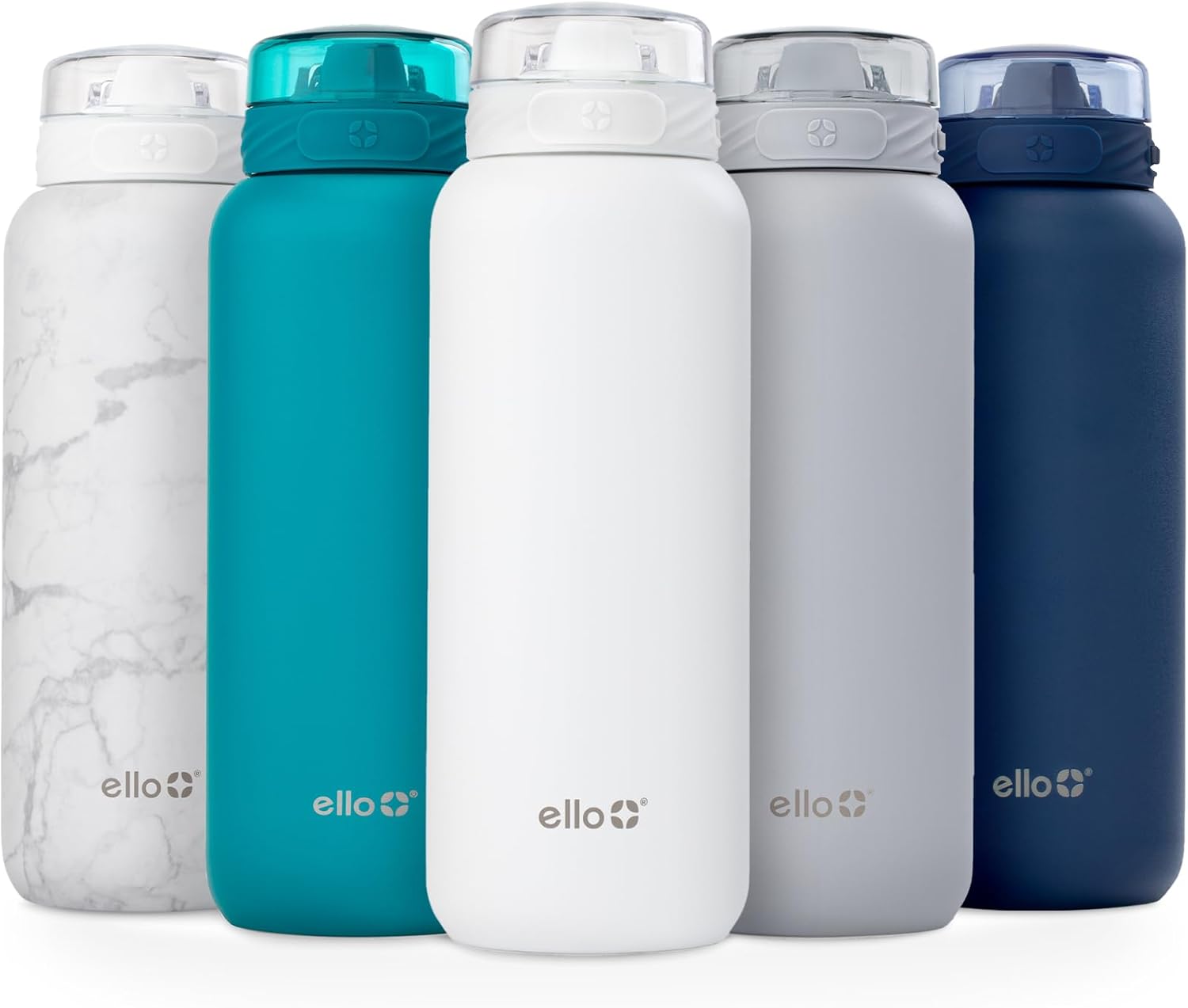 Amazon has the Ello Cooper 40 oz Stainless Steel Water Bottle with Straw and Carry Handle, Double Walled and Vacuum Insulated Metal, Leak Proof Locking Lid with Soft Silicone Spout, Reusable, BPA Free, White on sale $11.54 (reg. $26) KEEPS COLD ALL DAY: Doubl…