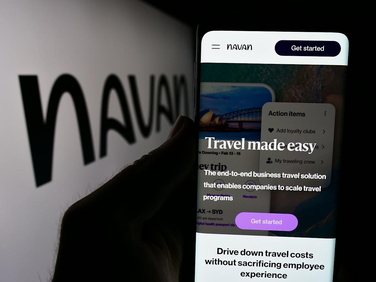 Shares of the corporate travel company went public last Thursday.