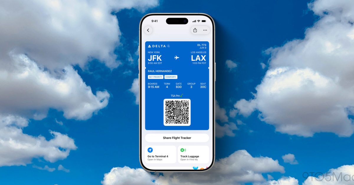 As part of iOS 26, Apple launched a redesigned boarding pass experience for flights in the Wallet app. The new design features Live Activities, quicker access to key flight details, and more.



Last month, United became the first US airline to roll out suppo…