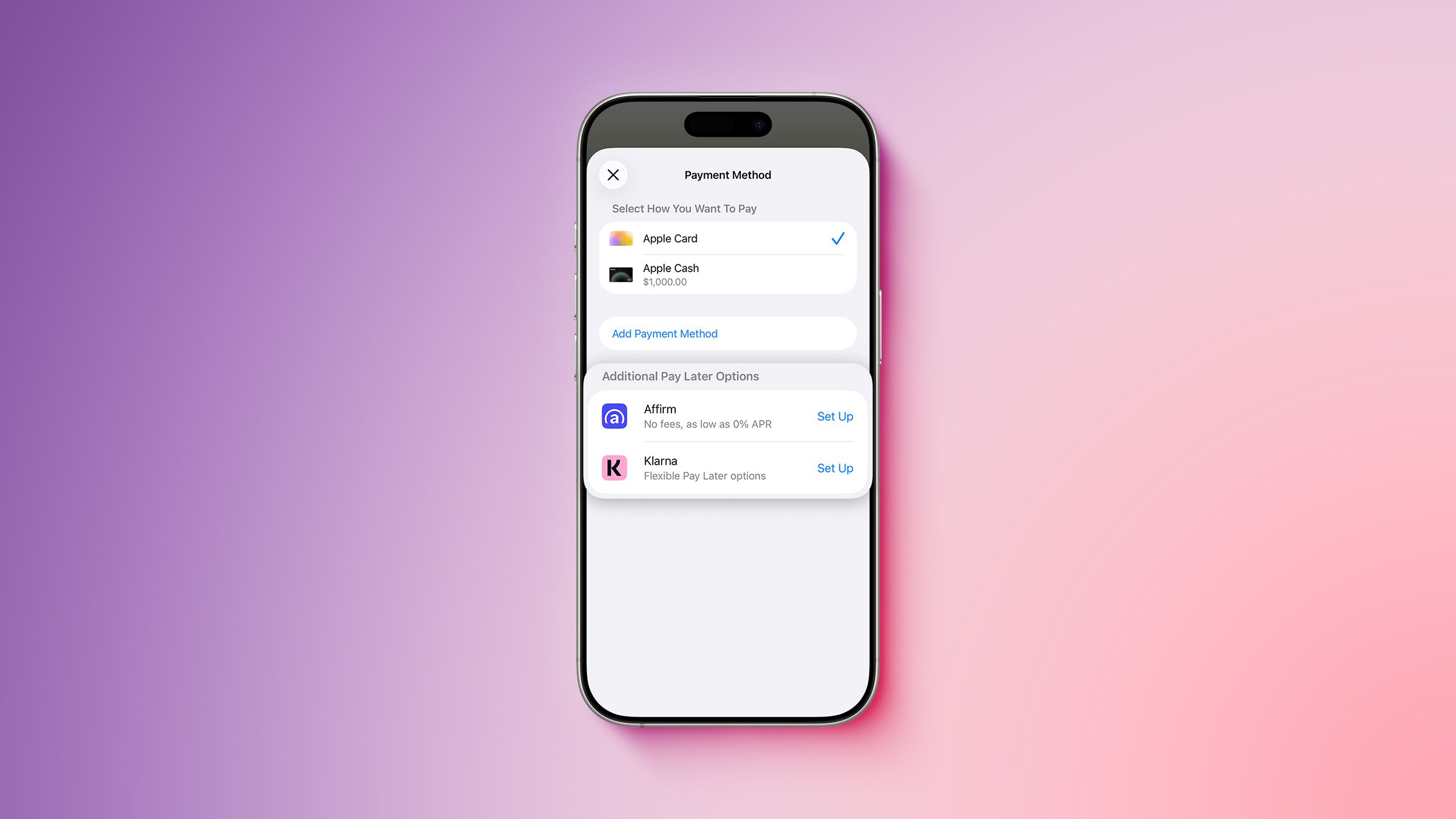 Klarna is now available as a buy-now, pay-later option when using Apple Pay in Denmark, Spain, and Sweden, with France to follow in the coming weeks. This financing option lets you pay for your Apple Pay purchase in monthly installments.





Klarna was alrea…