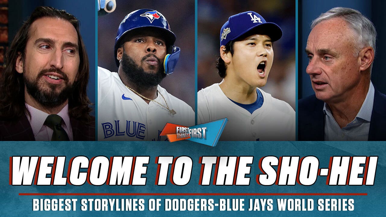 MLB Commissioner Rob Manfred joins Nick Wright, Chris Broussard, and Kevin Wildes to discuss the 2025 World Series between the Los Angeles Dodgers and Toronto Blue Jays, what makes Shohei Ohtani so special, and the father-son impact of Vladimir Guerrero Jr.