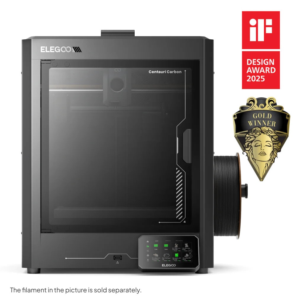 That's a savings of $133. Buy Now at ELEGOO 
Features
 <ul> <li>256 × 256 × 256 mm build volume</li> <li>CoreXY with 500 mm/s Velocity 20,000 mm/s² Acceleration</li> <li>Full-Auto Calibration</li> <li>Unmatched Versatility Engineered for the Most Demanding …