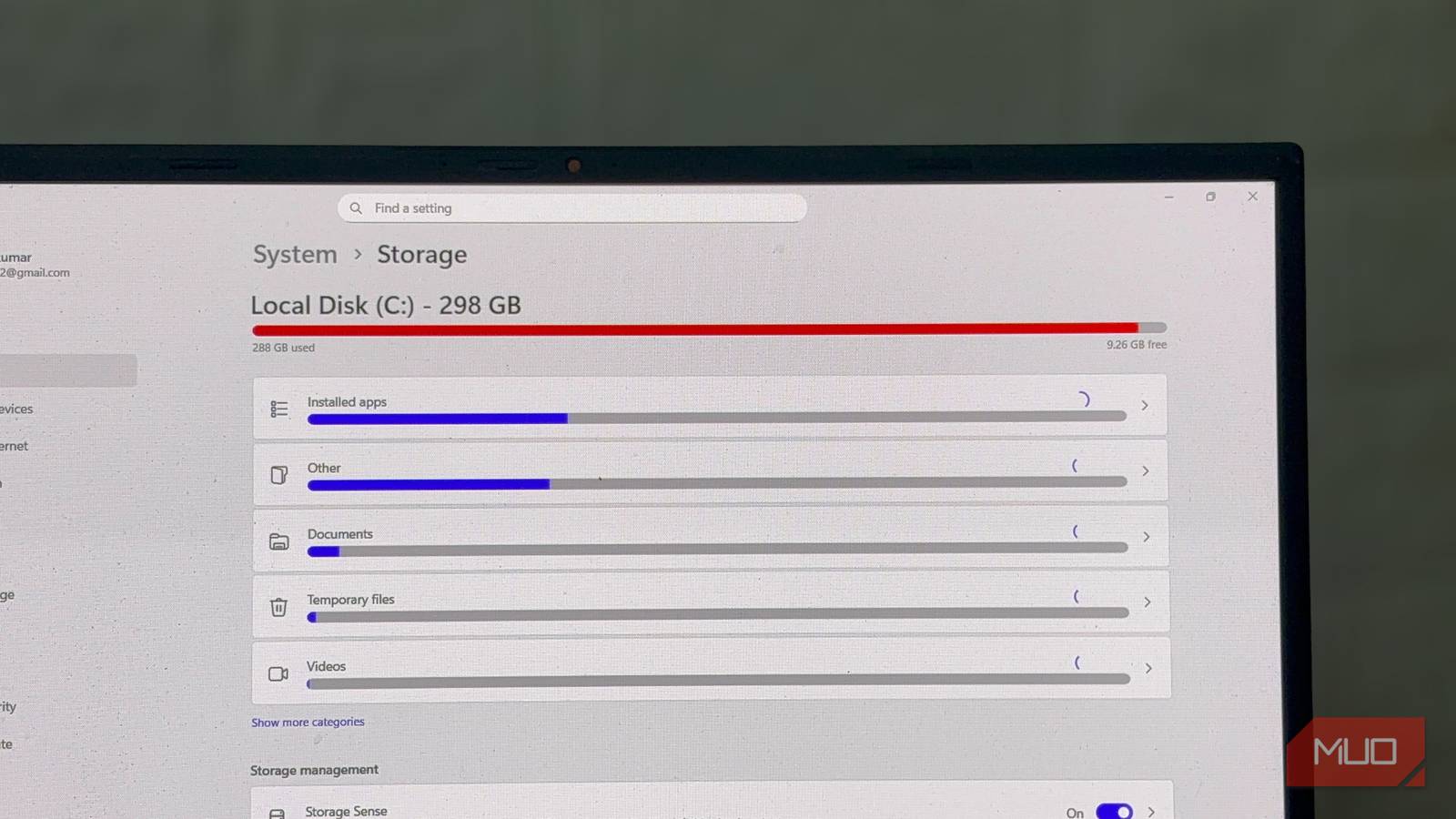 The Windows folder I never thought to check.