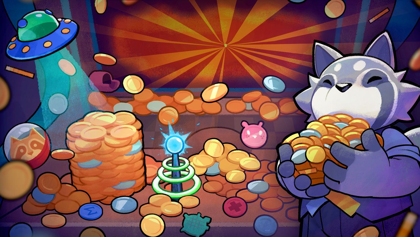 Raccoin is about huge payouts, emotional catharsis, and coin ecosystems.