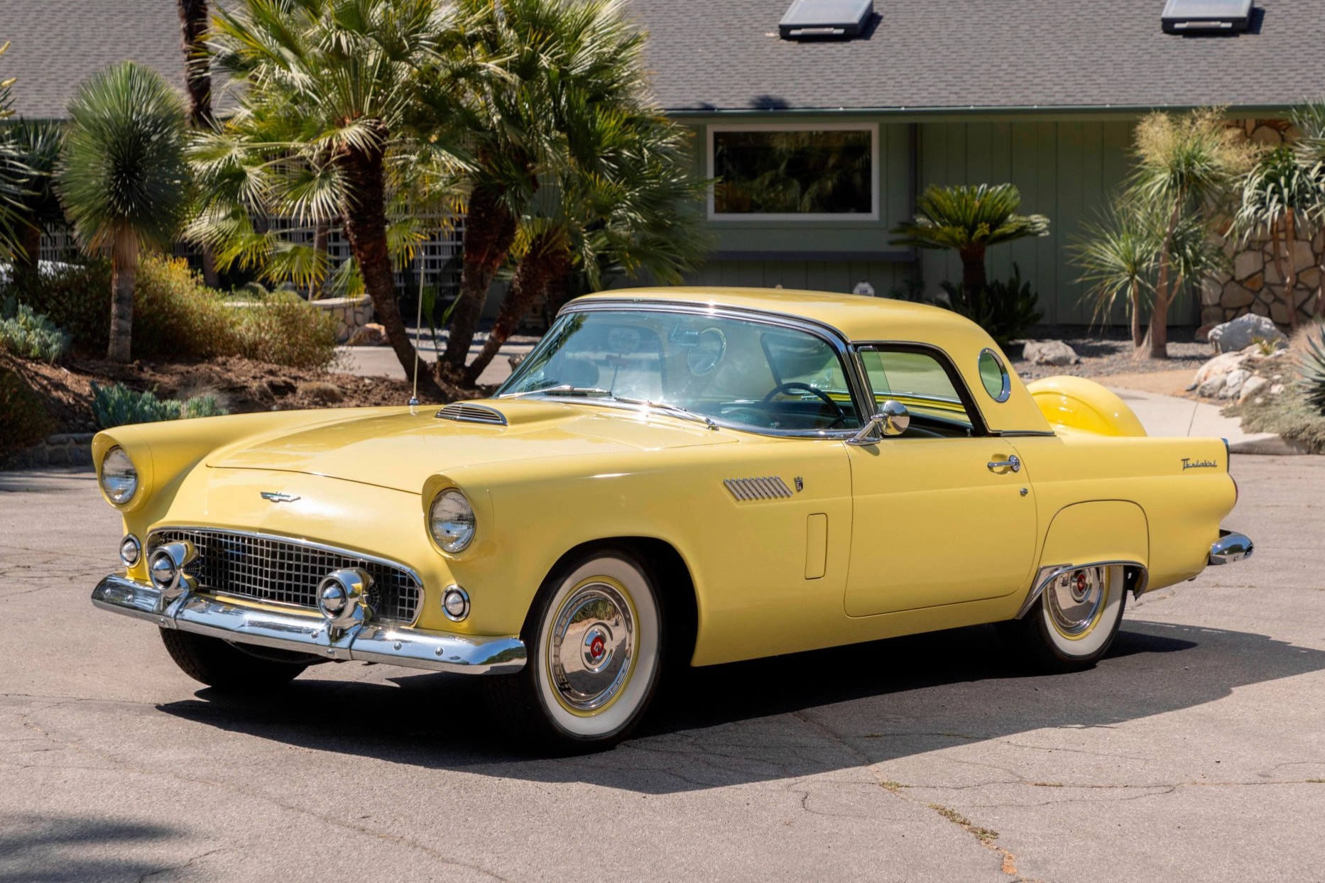 This 1956 Ford Thunderbird was acquired by the seller in 2007 and subsequently underwent a two-year refurbishment by Prestige Thunderbird of Santa Fe, California, with work totaling approximately $75k. Power is provided by a 312ci V8 paired with a three-speed…