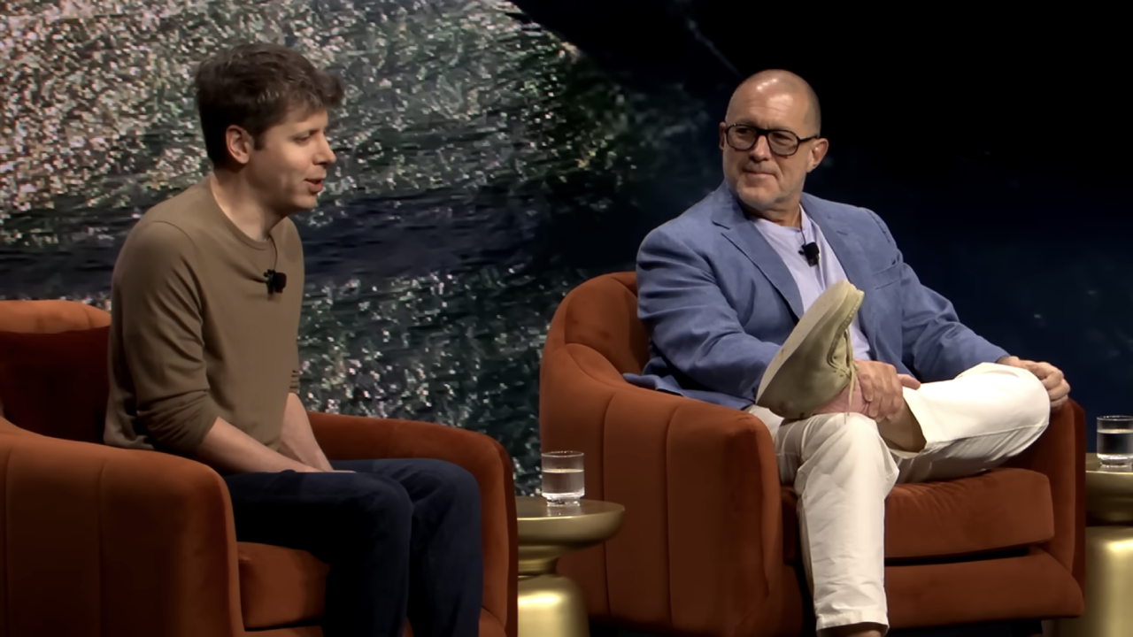 Altman hopes when people see the former Apple design guru's device they will say, 'that's it?' It's going to be here in under two years so I guess we'll see.