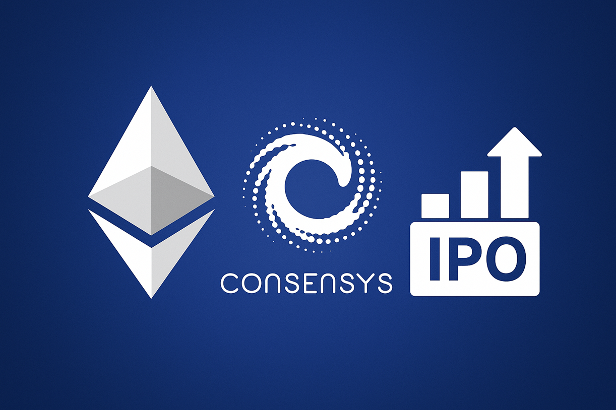 Consensys, the Ethereum infrastructure firm best known for building the MetaMask wallet and the Infura developer toolkit, has quietly taken the next formal step toward going public, selecting JPMorgan and Goldman Sachs to lead work on a planned initial public…