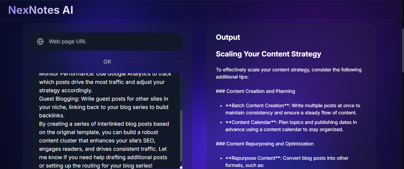 Content to clarity- for free in seconds