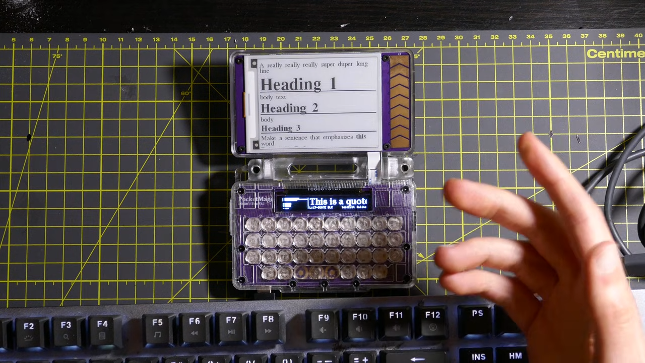 Most of us do our writing on computers these days, but the modern computing environment does present a lot of distractions. That’s let to the concept of the writer deck, a simplified device i…