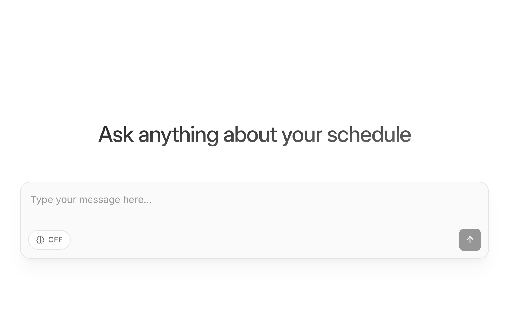 Personal Assistant for managing your calendar