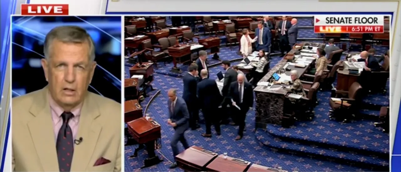 Brit Hume said Monday that prolonged the government shutdown not out of concern for health care benefits, but to brand themselves as the opposition to Donald Trump.