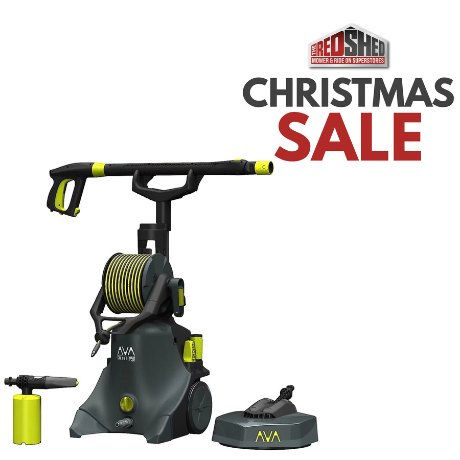 Masport AVA Smart P50 (Bundle) - 1885 PSI, 130 Bar, 8m hose, metal pump & many attachments, 10 year warranty available for $349 as part of RedShed's Christmas Sale. RRP is $579.