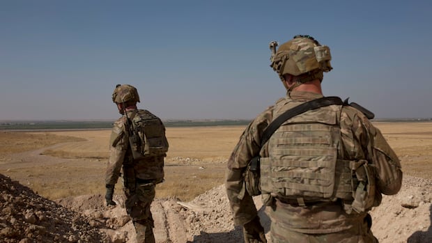 Three U.S. military personnel — two army soldiers and a civilian interpreter — were killed on Saturday after an attacker targeted a convoy of American and Syrian forces, the U.S. military said.