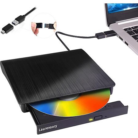 Laurensory via Amazon has Laurensory External USB 3.0 DVD/CD Burner Drive for Laptop & PC (Reader & Writer, Black) on sale for $14.98 - $9.99 off when you apply promo code IXV67QH3 at checkout