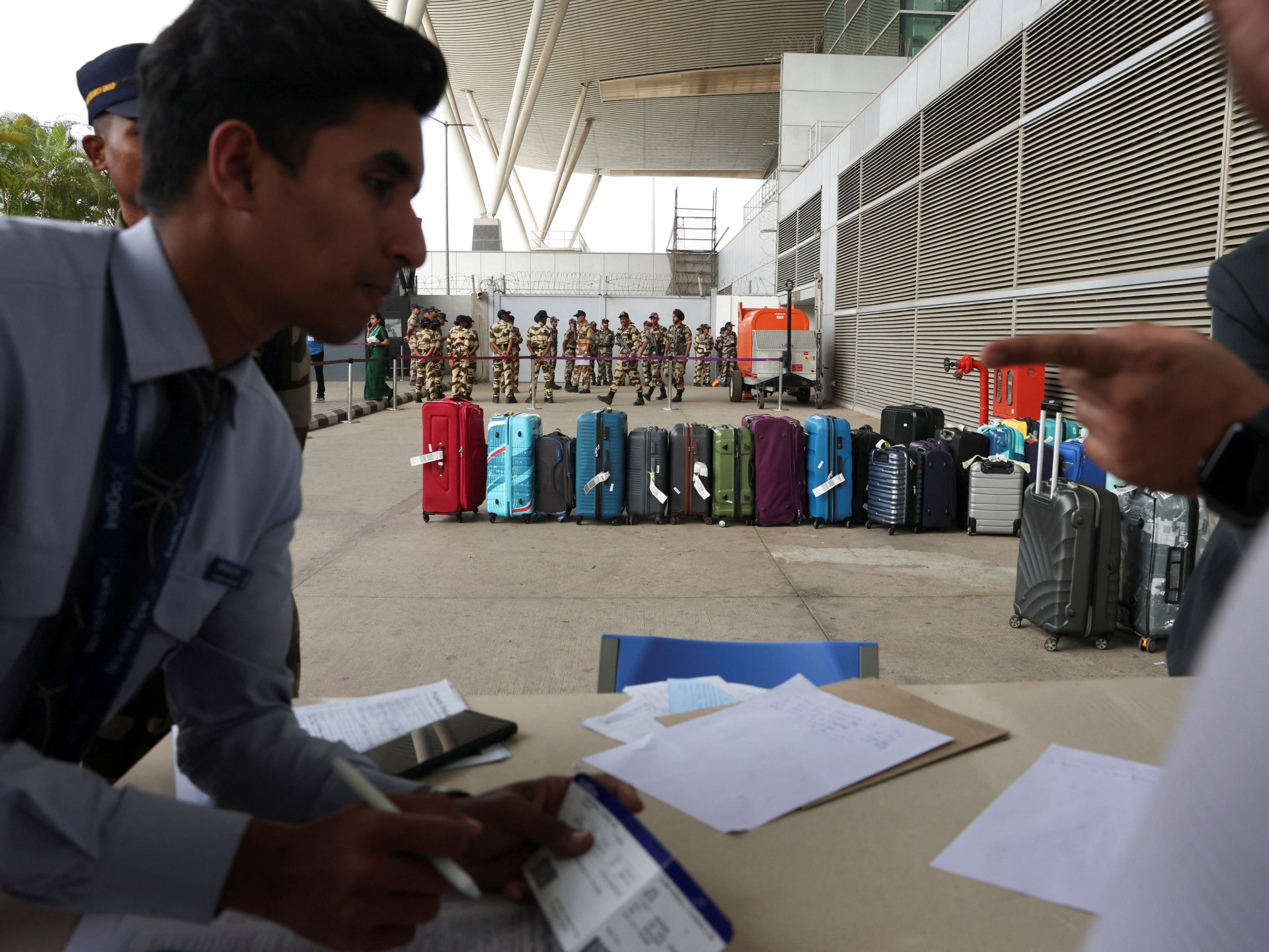 India's largest air carrier faces backlash as thousands of bags are stranded amid mass flight cancellations.